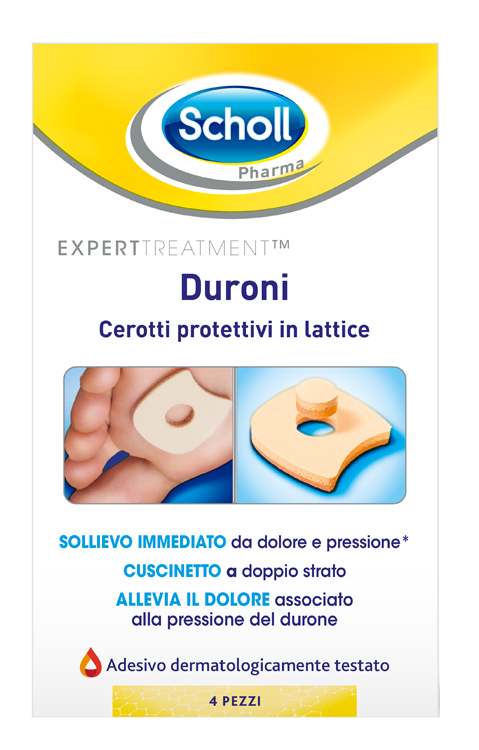 CEROTTO PROTETTIVO PER DURONI SCHOLL IN LATTICE 4 PEZZI - Farmacia Dott. Pasquale Russo