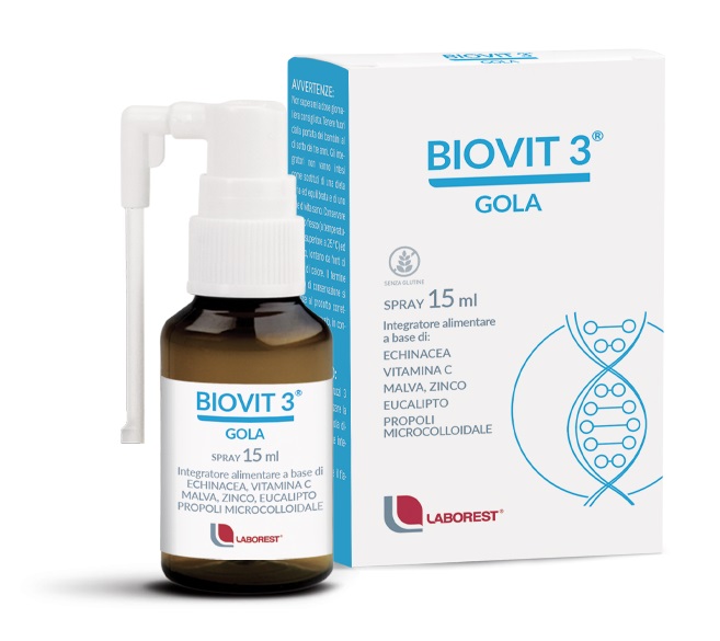 BIOVIT 3 GOLA 1 FIALA 15 ML SPRAY - Farmacia Dott. Pasquale Russo
