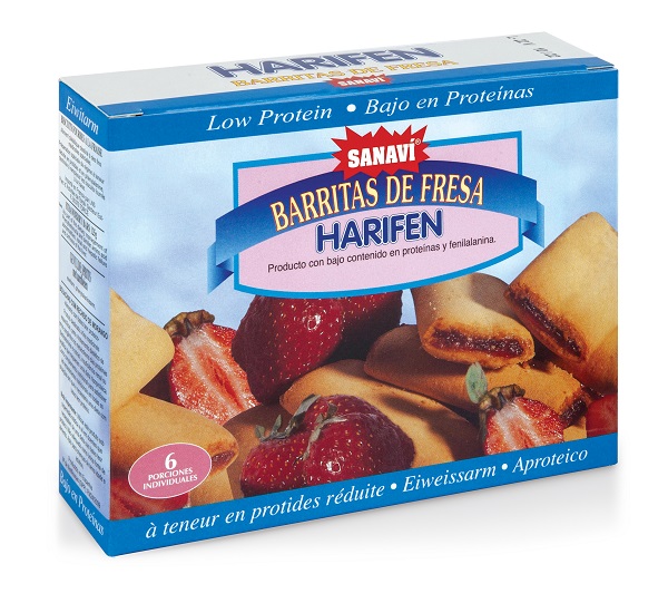 HARIFEN SNACK FRAGOLA 125 G - Farmacia Dott. Pasquale Russo