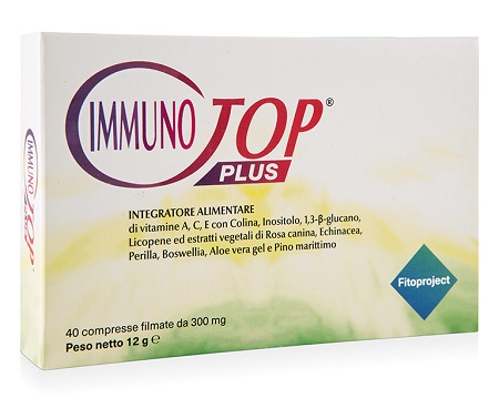 IMMUNOTOP PLUS 40 COMPRESSE FILMATE DA 300 MG - Farmacia Dott. Pasquale Russo
