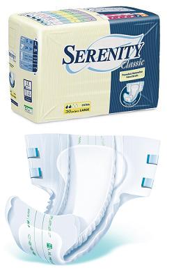 PANNOLONE PER INCONTINENZA SERENITY CLASSIC SUPERDRY FORMATO EXTRA LARGE 30 PEZZI - Farmacia Dott. Pasquale Russo