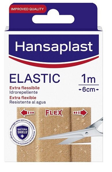 CEROTTO IN STRISCIA HANSAPLAST ELASTIC EXTRA FLESSIBILE 6 CM LUNGHEZZA 1 M 10 PEZZI - Farmacia Dott. Pasquale Russo
