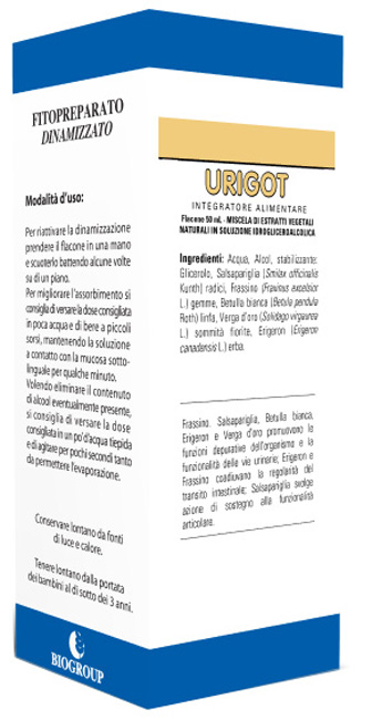 URIGOT 50 ML SOLUZIONE IDROALCOLICA - Farmacia Dott. Pasquale Russo