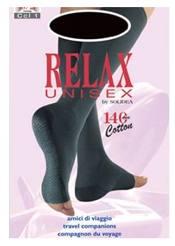RELAX UNISEX 140 GAMBALETTO COTTON PUNTA APERTA NATUR 4XL - Farmacia Dott. Pasquale Russo