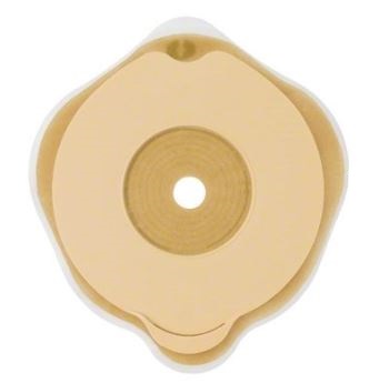 PLACCA PIANA FLEXIMA KEY 60 MM CON PROTETTORE CUTANEO IDROCOLLOIDALE E FLANGIA 5 PEZZI - Farmacia Dott. Pasquale Russo