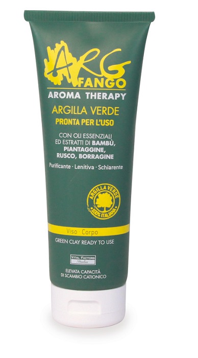 ARGFANGO AROMA THERAPY ARGILLA VERDE PRONTA PER L'USO PER VISO E CORPO 250 ML - Farmacia Dott. Pasquale Russo