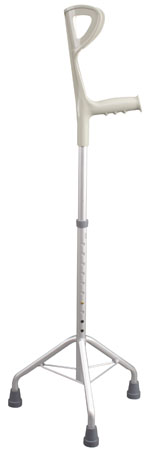 TRIPODE BRIO IN ALLUMINIO ANODIZZATO CON APPOGGIO ANTIBRACHIALE - Farmacia Dott. Pasquale Russo