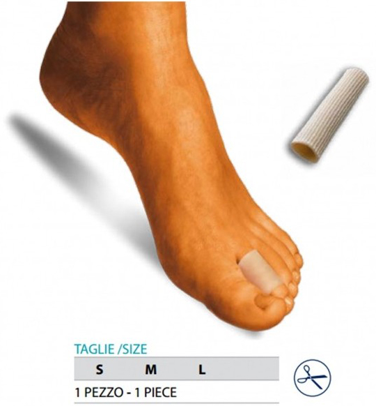 ORIONE OK PED G106 TUBO PROTEGGI DITA GEL POLIMERO RIVESTITO M 1 PEZZO - Farmacia Dott. Pasquale Russo