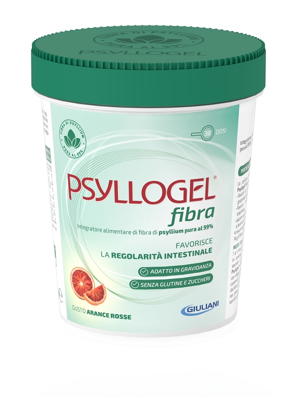 PSYLLOGEL FIBRA ARANCE ROSSE VASO 170 G - Farmacia Dott. Pasquale Russo