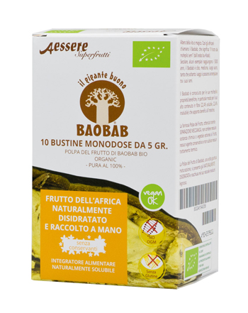 BAOBAB AESSERE POLPA BIO 10X5 G - Farmacia Dott. Pasquale Russo