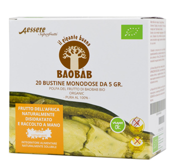 BAOBAB AESSERE POLPA BIO 20X5 G - Farmacia Dott. Pasquale Russo