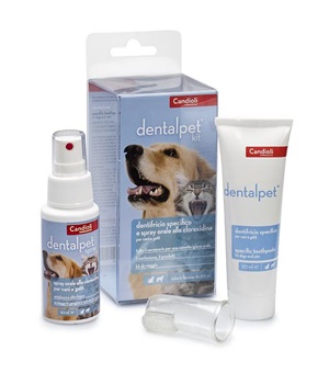 DENTALPET KIT DENTIFRICIO 50ML+SPRAY ORALE 50ML+1 DITALE - Farmacia Dott. Pasquale Russo