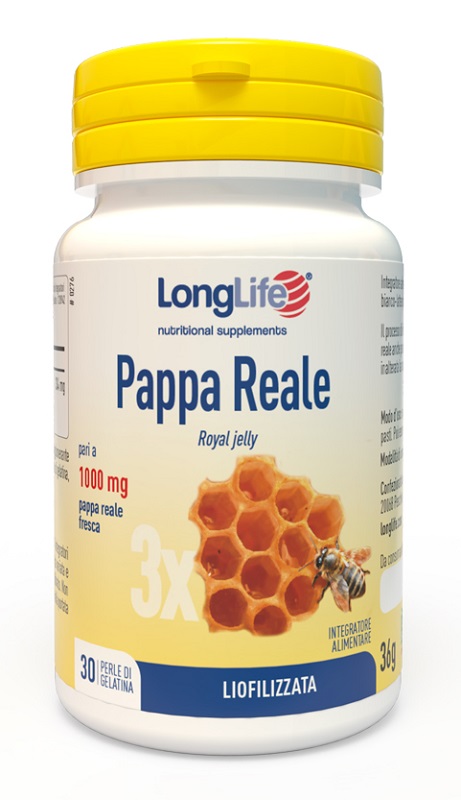 LONGLIFE PAPPA REALE 30 PERLE IN GELATINA - Farmacia Dott. Pasquale Russo