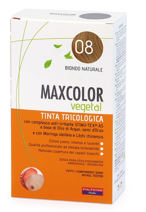 MAX COLOR VEGETAL 08 TINTURA 140 ML - Farmacia Dott. Pasquale Russo