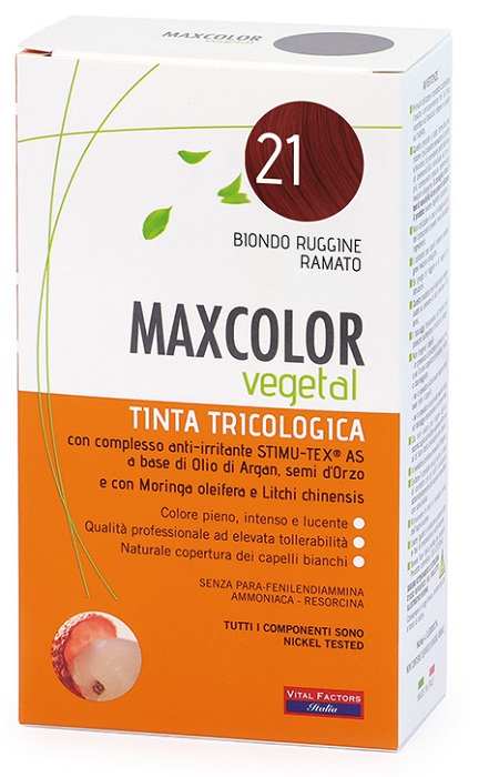 MAX COLOR VEGETAL 21 TINTURA 140 ML - Farmacia Dott. Pasquale Russo