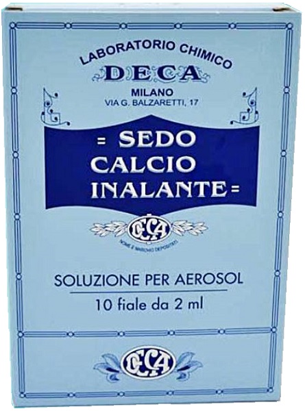 SEDO CALCIO INALANTE SOLUZIONE AEROSOL 10 FIALE 2 ML - Farmacia Dott. Pasquale Russo