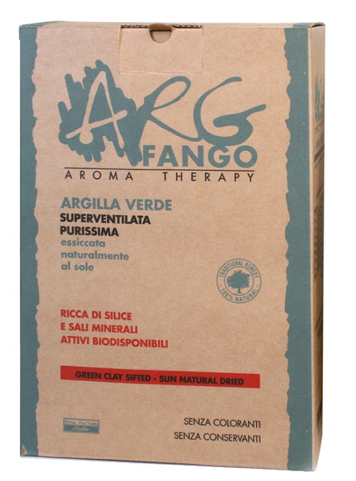ARGFANGO AROMA THERAPY ARGILLA VERDE SUPERVENTILATA PURISSIMA 1 KG - Farmacia Dott. Pasquale Russo