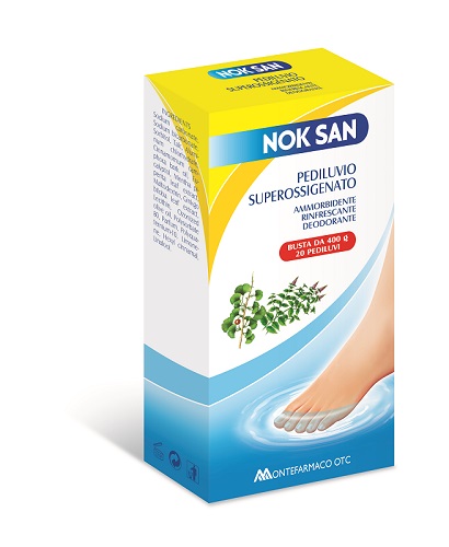 NOK SAN PEDILUVIO SUPEROSSIGENATO 400 G - Farmacia Dott. Pasquale Russo