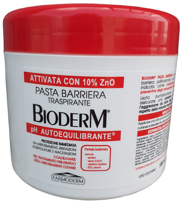 BIODERM PASTA BARRIERA ZINCO 500 ML - Farmacia Dott. Pasquale Russo