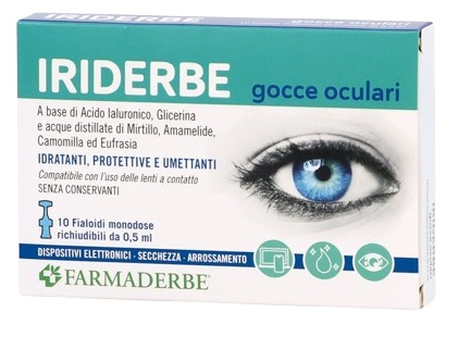 IRIDERBE GOCCE OCULARI MONODOSI 10 FLACONCINI DA 0,5ML - Farmacia Dott. Pasquale Russo