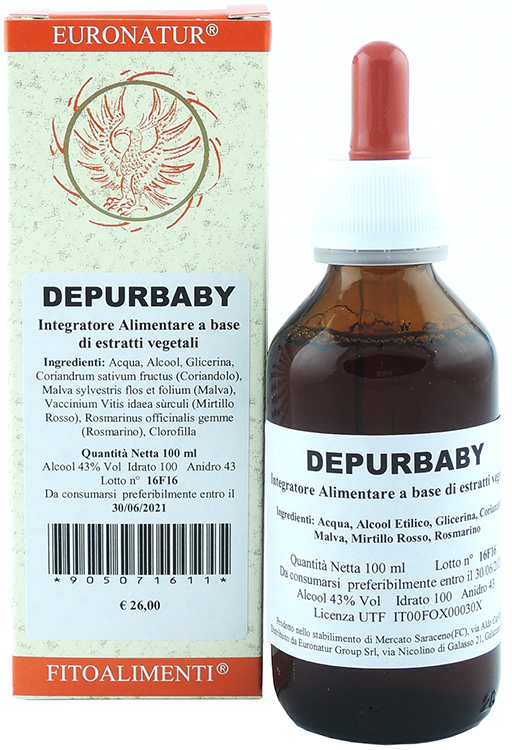 DEPURBABY GOCCE 100 ML - Farmacia Dott. Pasquale Russo