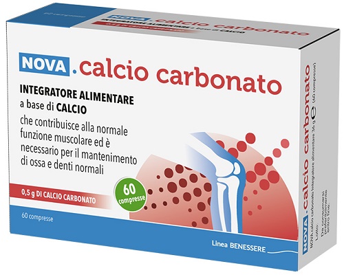 CALCIO CARBONATO 60 COMPRESSE DA 0,6 G - Farmacia Dott. Pasquale Russo