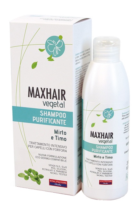 MAXHAIR VEGETAL SHAMPOO PURIFICANTE 200 ML - Farmacia Dott. Pasquale Russo