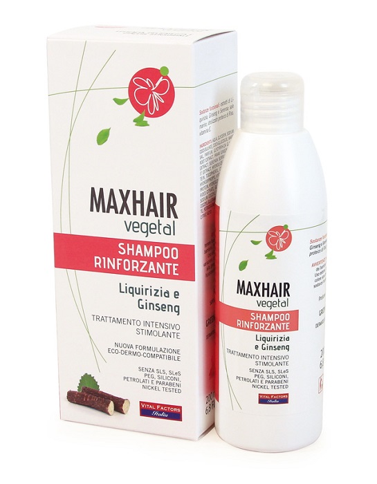 MAXHAIR VEGETAL SHAMPOO RINFORZANTE 200 ML - Farmacia Dott. Pasquale Russo