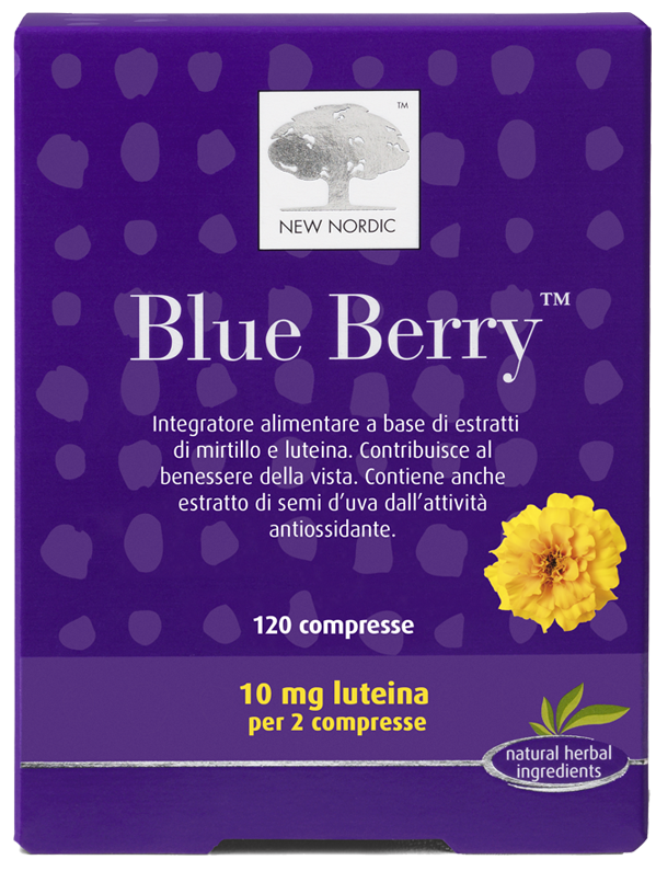 BLUE BERRY 120 COMPRESSE - Farmacia Dott. Pasquale Russo