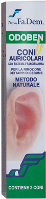 ODOBEN CONO PER PULIZIA AURICOLARE 2 PEZZI - Farmacia Dott. Pasquale Russo