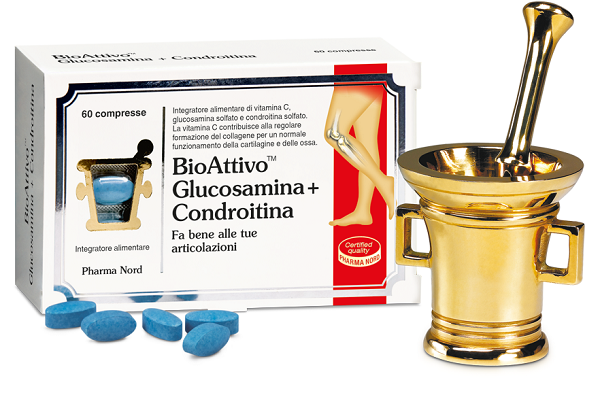 BIOATTIVO GLUCOSAMINA + CONDROITINA 60 COMPRESSE - Farmacia Dott. Pasquale Russo