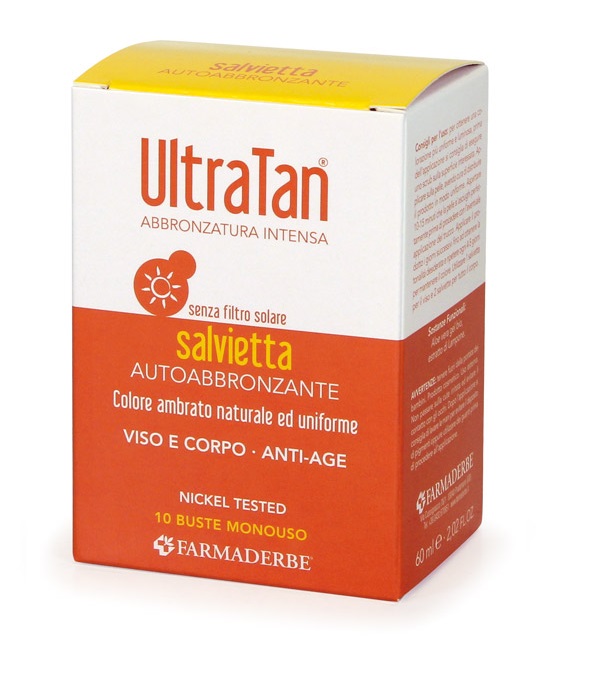 ULTRA TAN SALVIETTE AUTOABBRONZANTI 10 BUSTE - Farmacia Dott. Pasquale Russo