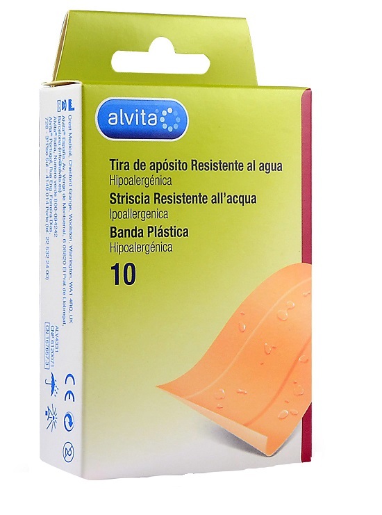 CEROTTO IMPERMEABILE ALVITA 10 X 6 CM 10 PEZZI - Farmacia Dott. Pasquale Russo
