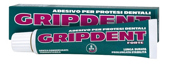 GRIPDENT FORTE ADESIVO PER PROTESI DENTARIA 40 G - Farmacia Dott. Pasquale Russo