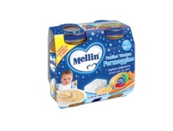 MELLIN BABY CENA COMPLETA FORMAGGINO PASTICA 2 PEZZI DA 200 G - Farmacia Dott. Pasquale Russo