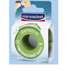 CEROTTO ROCCHETTO HANSAPLAST SENSITIVE 5MX2,50CM 1 PEZZO - Farmacia Dott. Pasquale Russo