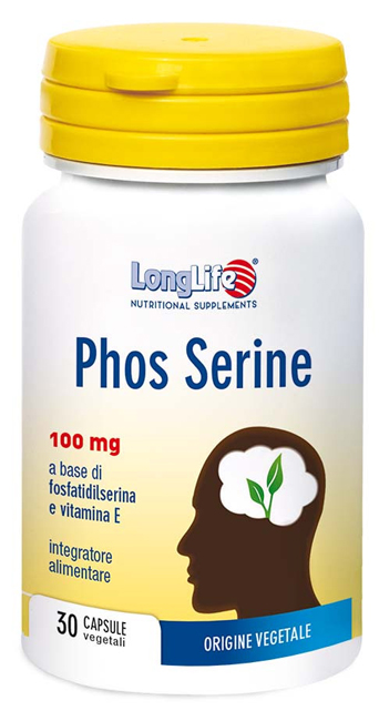 LONGLIFE PHOS SERINE 30 CAPSULE VEGETALI - Farmacia Dott. Pasquale Russo