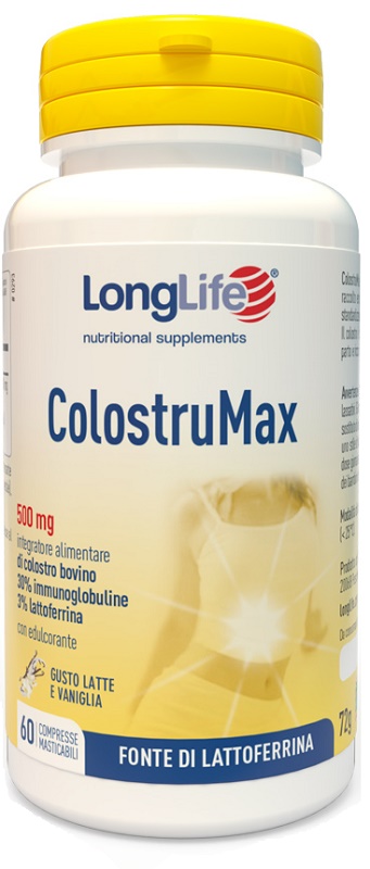 LONGLIFE COLOSTRUMAX 60 COMPRESSE MASTICABILI - Farmacia Dott. Pasquale Russo