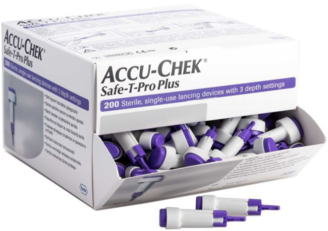 LANCETTE PUNGIDITO ACCU-CHEK SAFE T PRO PLUS PD 200 PEZZI - Farmacia Dott. Pasquale Russo