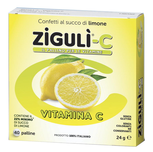 ZIGULI C LIMONE 40 CONFETTI 24 G - Farmacia Dott. Pasquale Russo