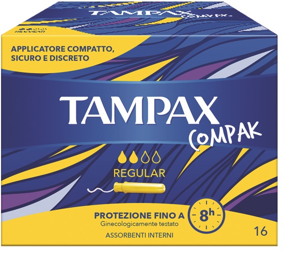 TAMPAX COMPAK REGULAR 16 PEZZI - Farmacia Dott. Pasquale Russo
