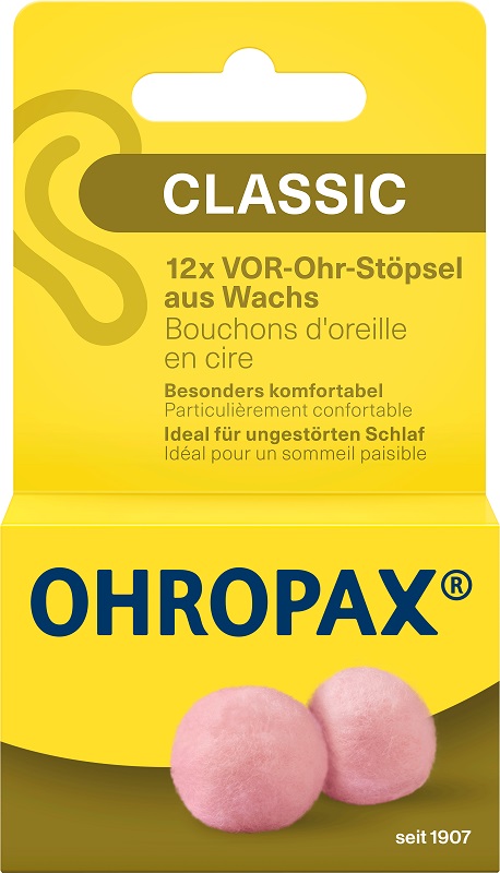 OHROPAX TAPPI AURICOLARI CERA 12 PEZZI - Farmacia Dott. Pasquale Russo