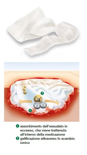 MEDICAZIONE STERILE IN ALGINATO DI CALCIO COMPRESSA SUPRASORB A ALTAMENTE ASSORBENTE 10X10 CM 10 PEZZI - Farmacia Dott. Pasquale Russo