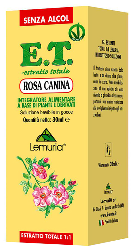 ET ESTRATTO TOTALE ROSA CANINA 30 ML SENZA ALCOL - Farmacia Dott. Pasquale Russo