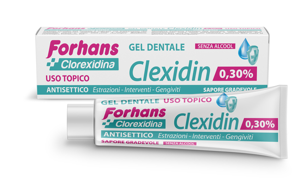 FORHANS CLEXIDIN COLLUTORIO IN GEL ALLA CLOREXIDINA 0,30% 30 - Farmacia Dott. Pasquale Russo