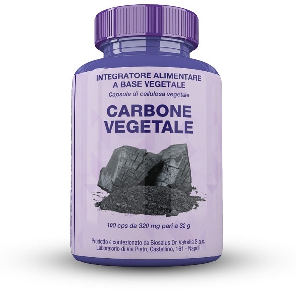 CARBONE VEGETALE 100 CAPSULE 32 G - Farmacia Dott. Pasquale Russo