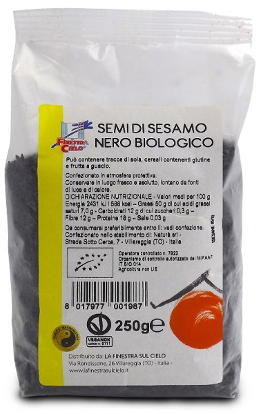 SESAMO NERO 250 G - Farmacia Dott. Pasquale Russo
