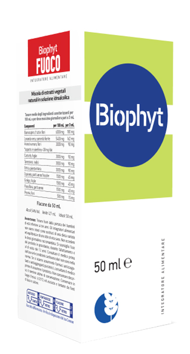 BIOPHYT FUOCO 50 ML SOLUZIONE IDROALCOLICA - Farmacia Dott. Pasquale Russo