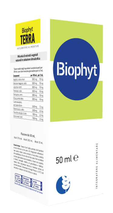 BIOPHYT TERRA 50 ML SOLUZIONE IDROALCOLICA - Farmacia Dott. Pasquale Russo