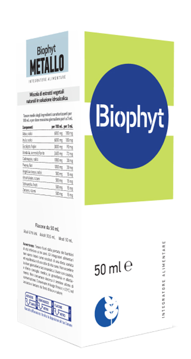 BIOPHYT METALLO 50 ML SOLUZIONE IDROALCOLICA - Farmacia Dott. Pasquale Russo